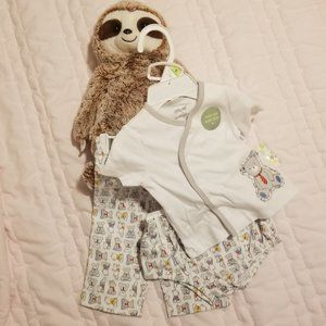 NWT 3 Piece Diaper and Pant Set by Little Me